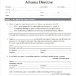 10 Advance Directive Forms Samples Examples Format