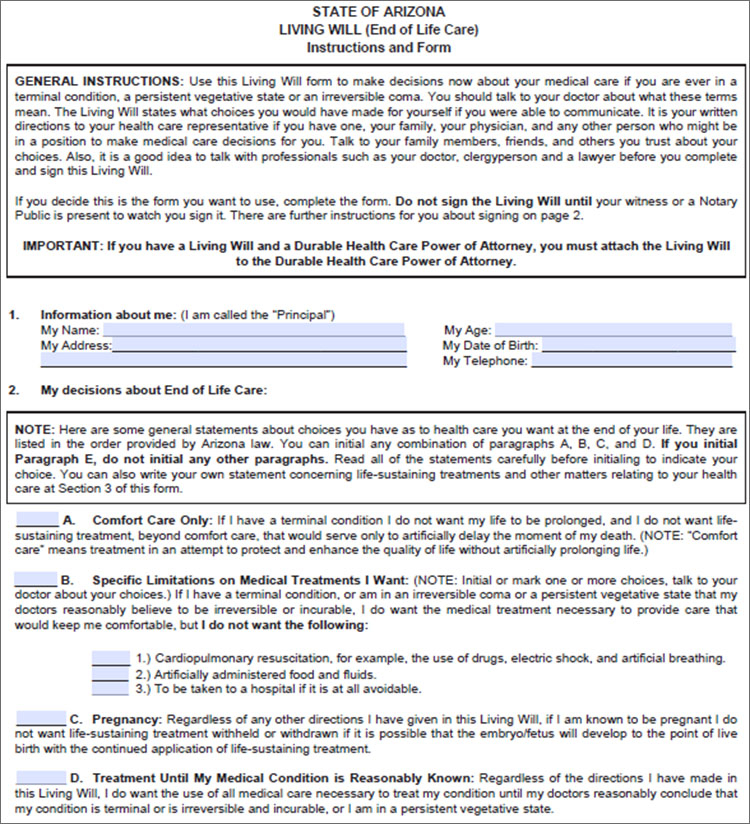 10 Living Will Form Free Pdf Sample Templates Living Will Forms Free Printable