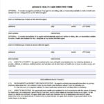 12 Advance Medical Directive Form Templates To Download