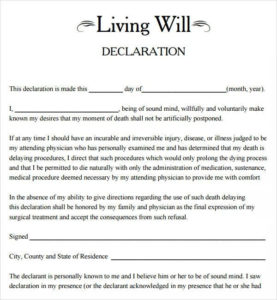 28 Free Download Will Forms In 2020 Living Will Template