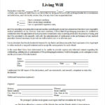 8 Living Will Samples Sample Templates