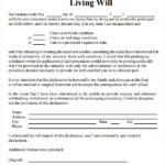 9 Sample Living Wills PDF Sample Templates