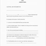 Best Free Last Will And Testament Template Fabulous Living
