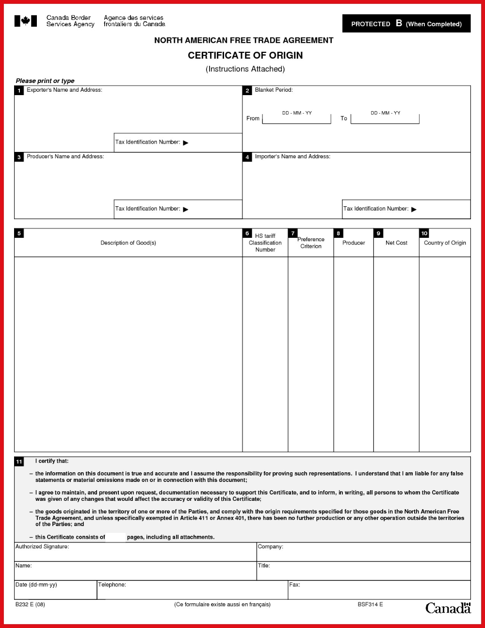 Certificate Of Origin Template Word Elsik Blue Cetane 