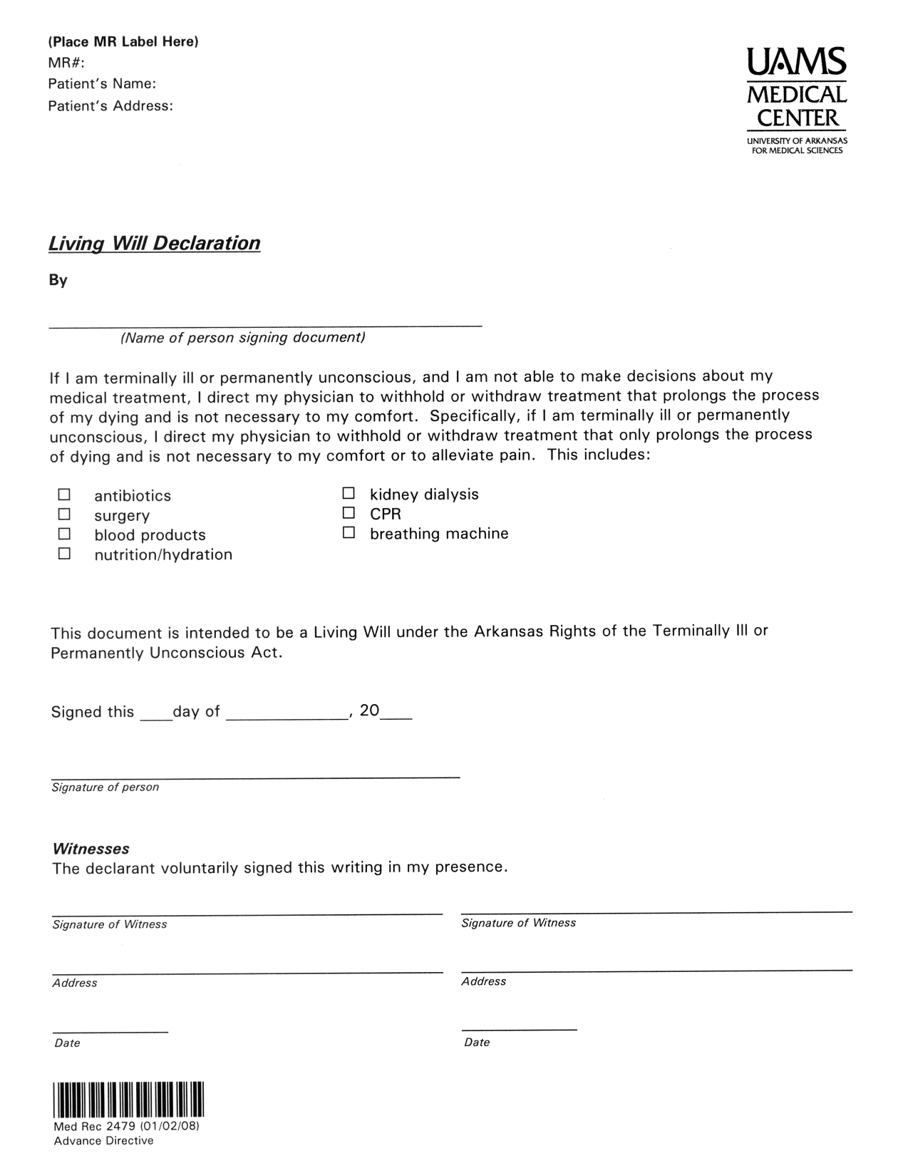 download-arkansas-living-will-form-advanced-directive-living-will