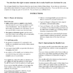 Download California Living Will Form Advance Directive