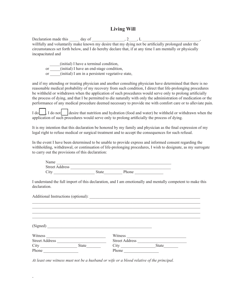 download-florida-living-will-form-advance-directive-living-will-forms