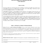 Download New Mexico Living Will Form Advance Directive