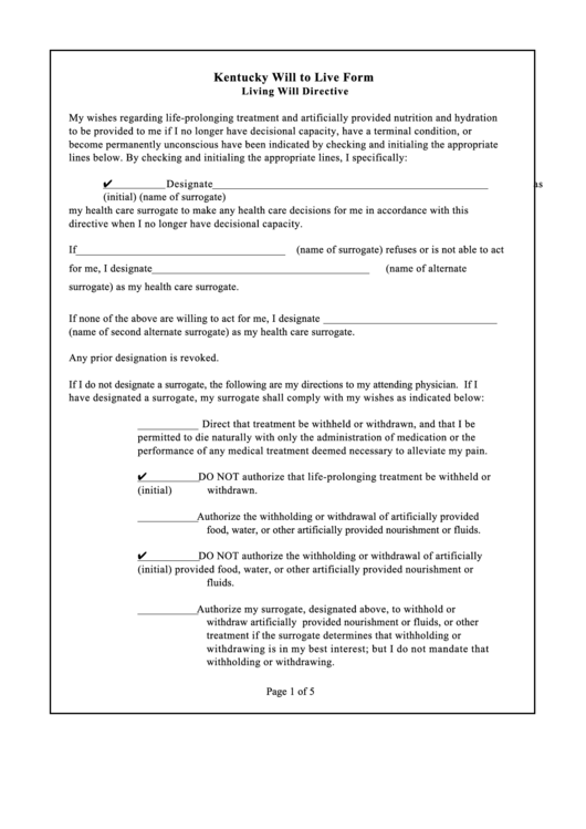 fillable-kentucky-will-to-live-form-living-will-directive-living-will-forms-free-printable