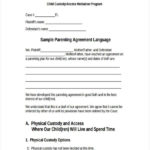FREE 9 Custody Agreement Forms In PDF MS Word