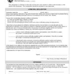 Free Indiana Living Will Declaration Form 55316 Word