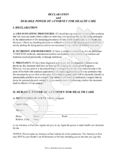 Free Iowa Living Will Free To Print Save Download