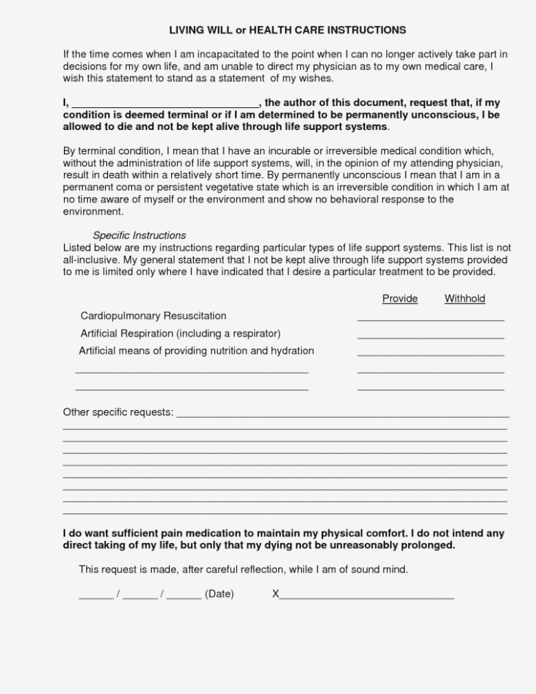 Free Last Will And Testament Templates A Will Pdf 