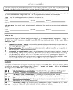 Free Living Will Forms Templates Advance Directive