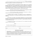 Free Louisiana Living Will Declaration Form PDF Word