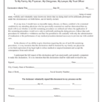 Free Montana Living Will Declaration Form PDF EForms