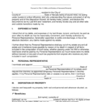 Free Nevada Last Will And Testament Template PDF Word