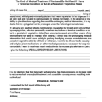 Free West Virginia Living Will Form PDF EForms