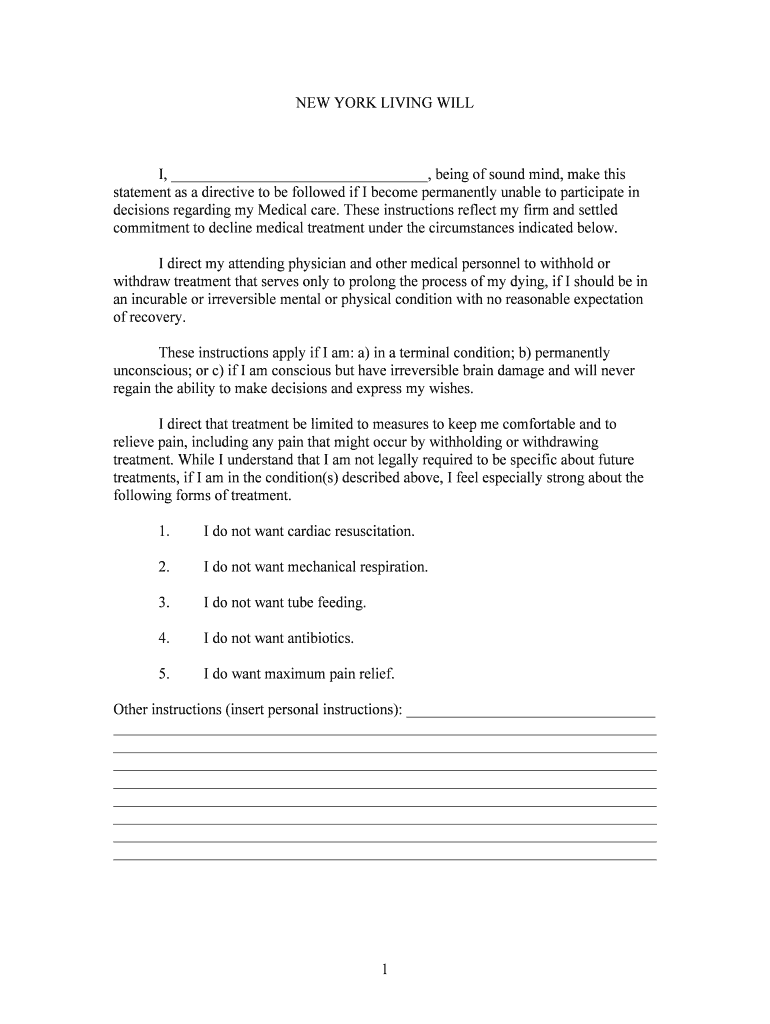 Health Care Proxy Form Fill Online Printable Fillable 