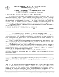 Iowa Living Will Form Fillable PDF Free Printable