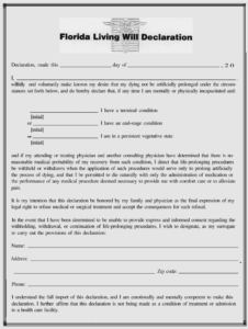 Living Will Florida Fill Online Printable Fillable