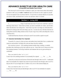 Nys Health Care Proxy And Living Will Forms Form