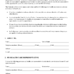 Oregon Living Will Form Free Printable Legal Forms