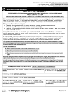 VA Form 10 0137 Download Fillable PDF Or Fill Online VA