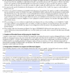 Washington Medical Power Of Attorney Form Living Will