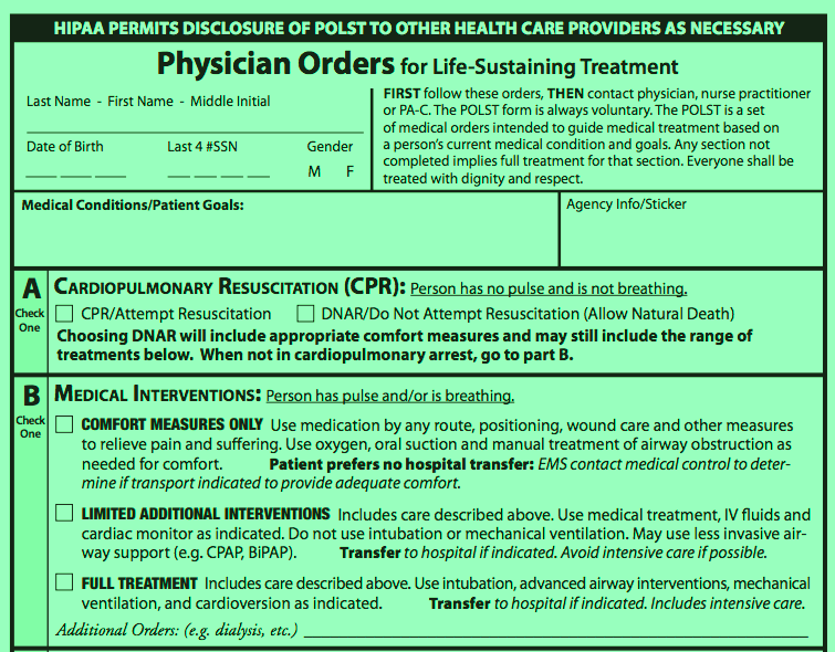 You ll Need These Forms For Your End Of Life Care KUOW 