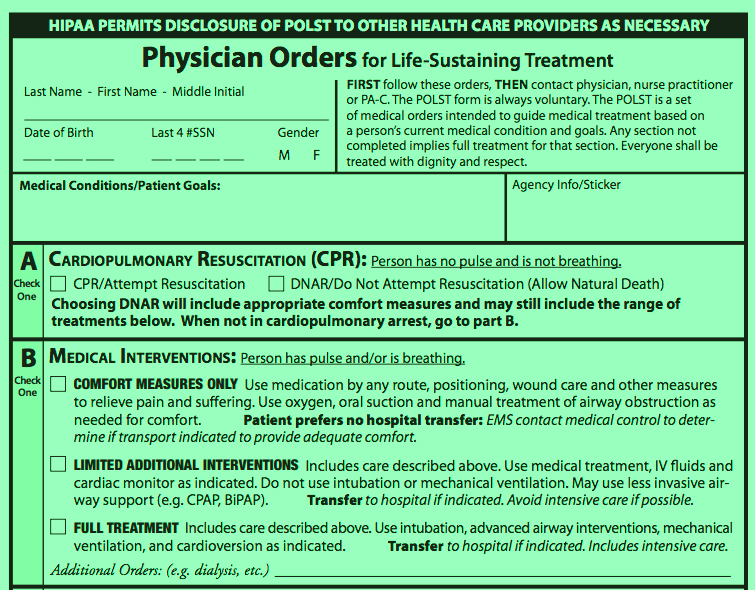 End Of Life Wishes Form Living Will Forms Free Printable